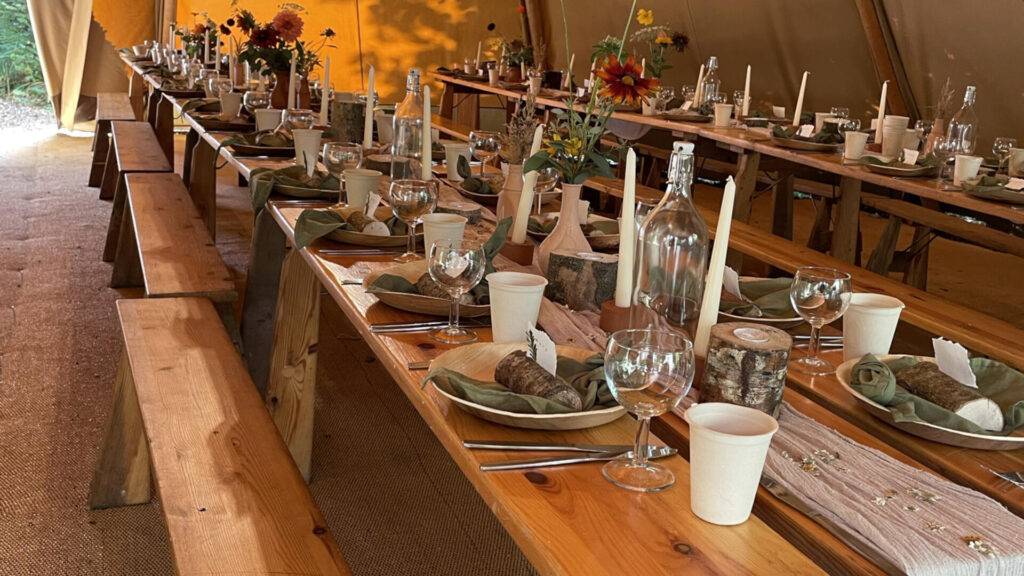 Wedding dining tables