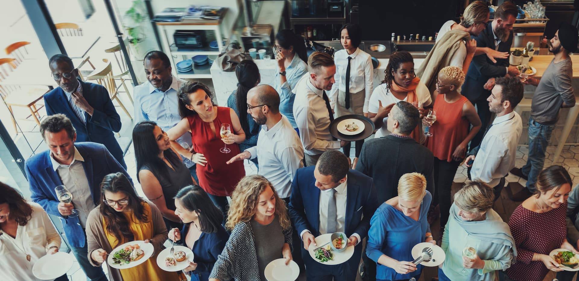 food being served at a catering event