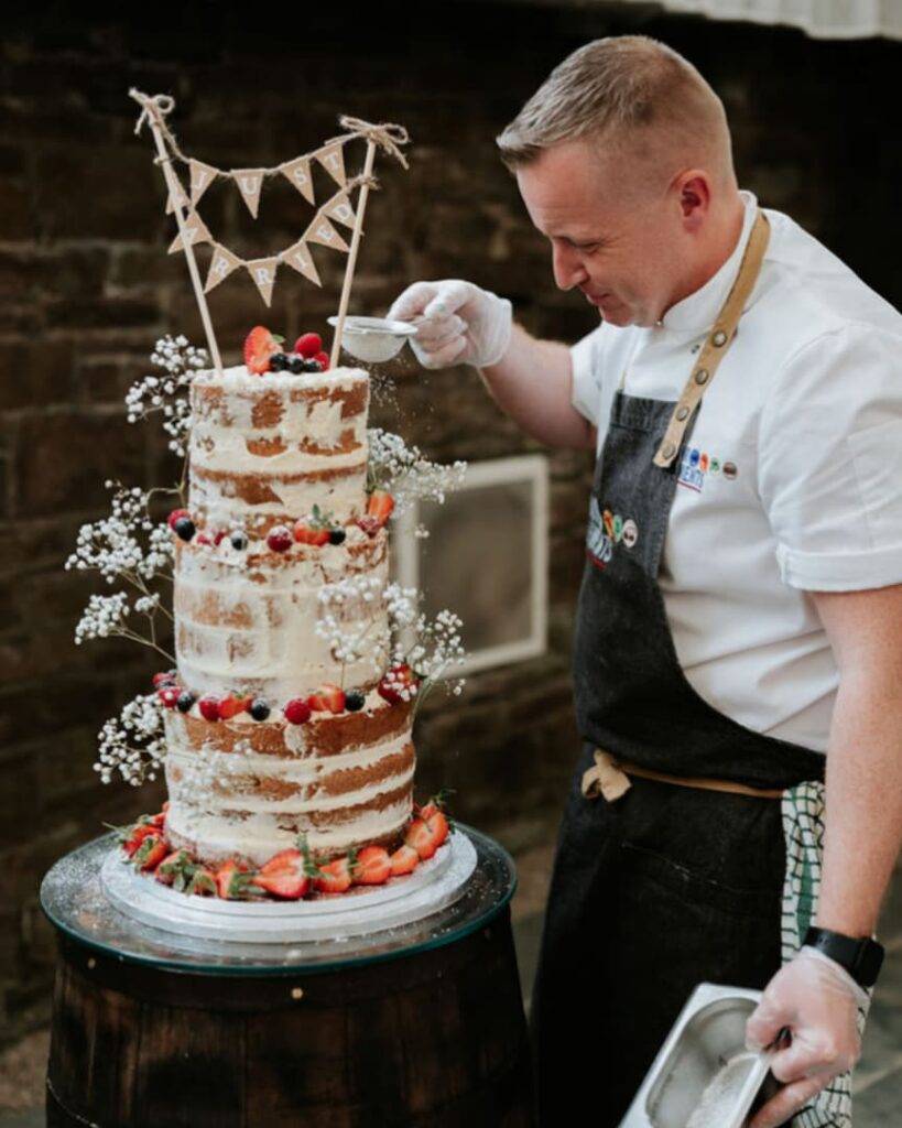 Man With Wedding Cake