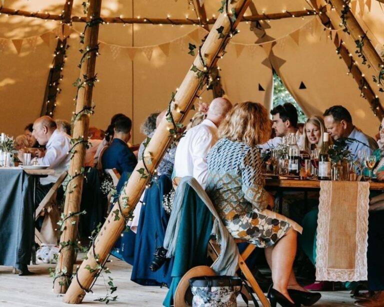 Inside A Tent